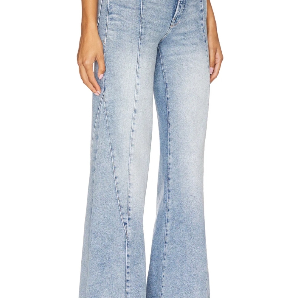 Good American Good Waste Palazzo Jeans